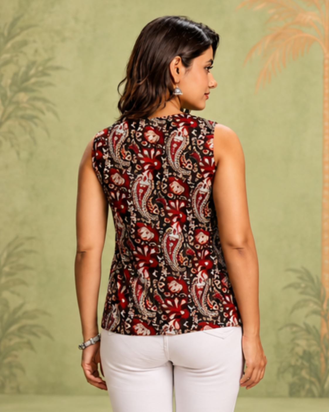 Black Paisley Kurti