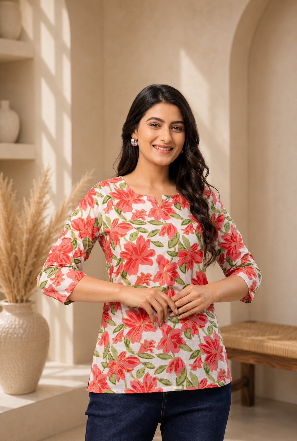 Fresh Floral Print-014