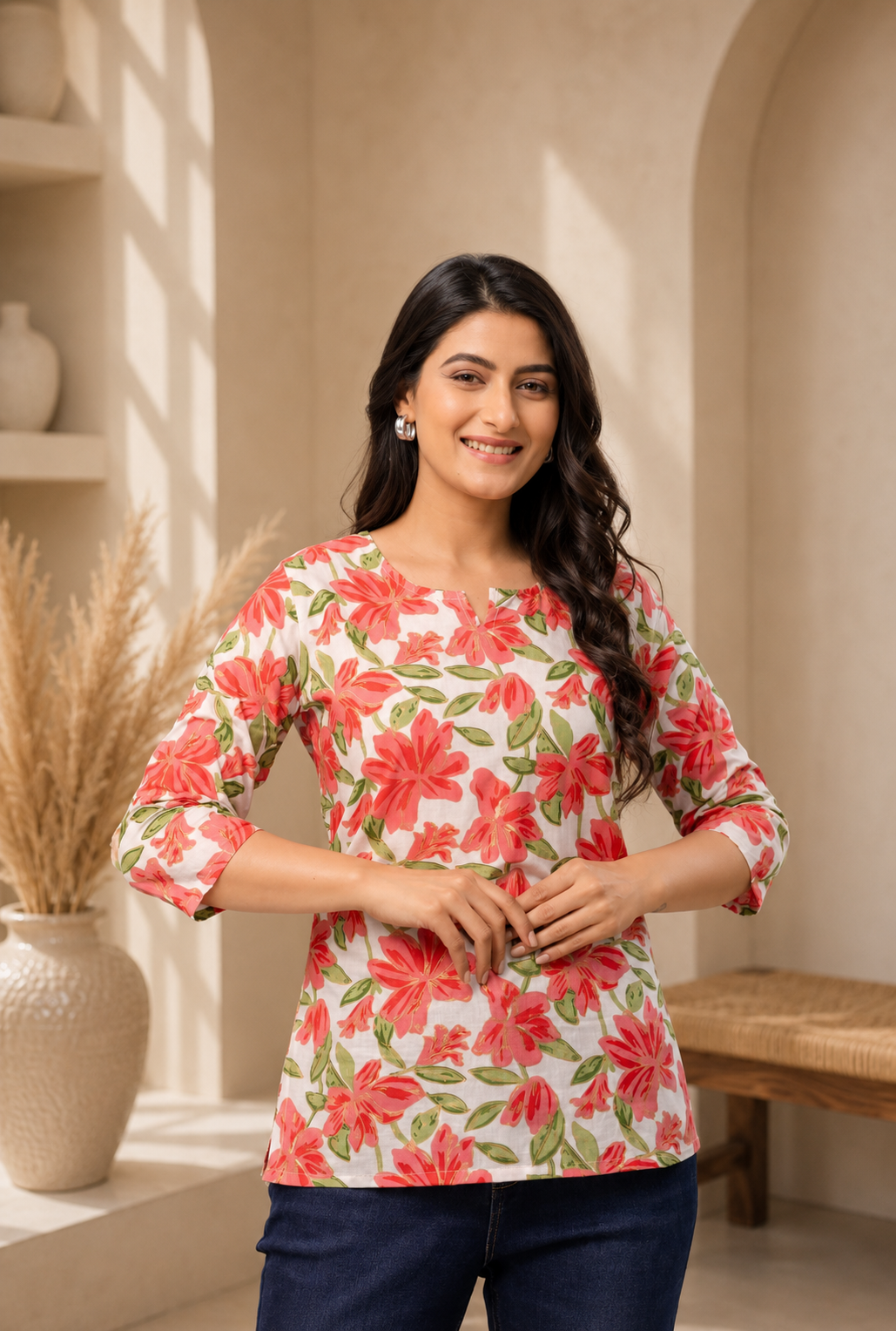 Fresh Floral Print-014