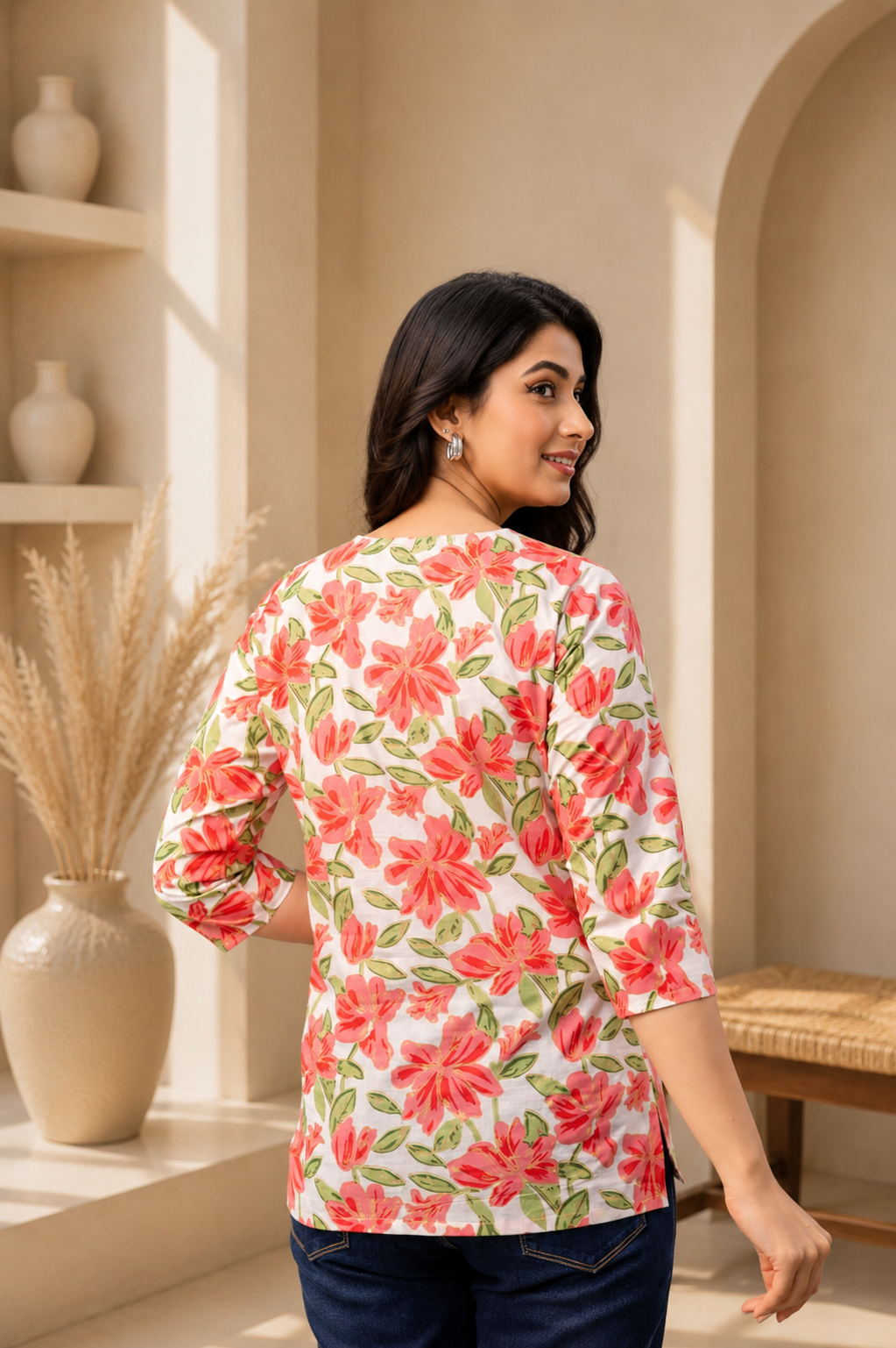 Fresh Floral Print-014