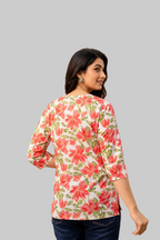 Fresh Floral Print Kurti