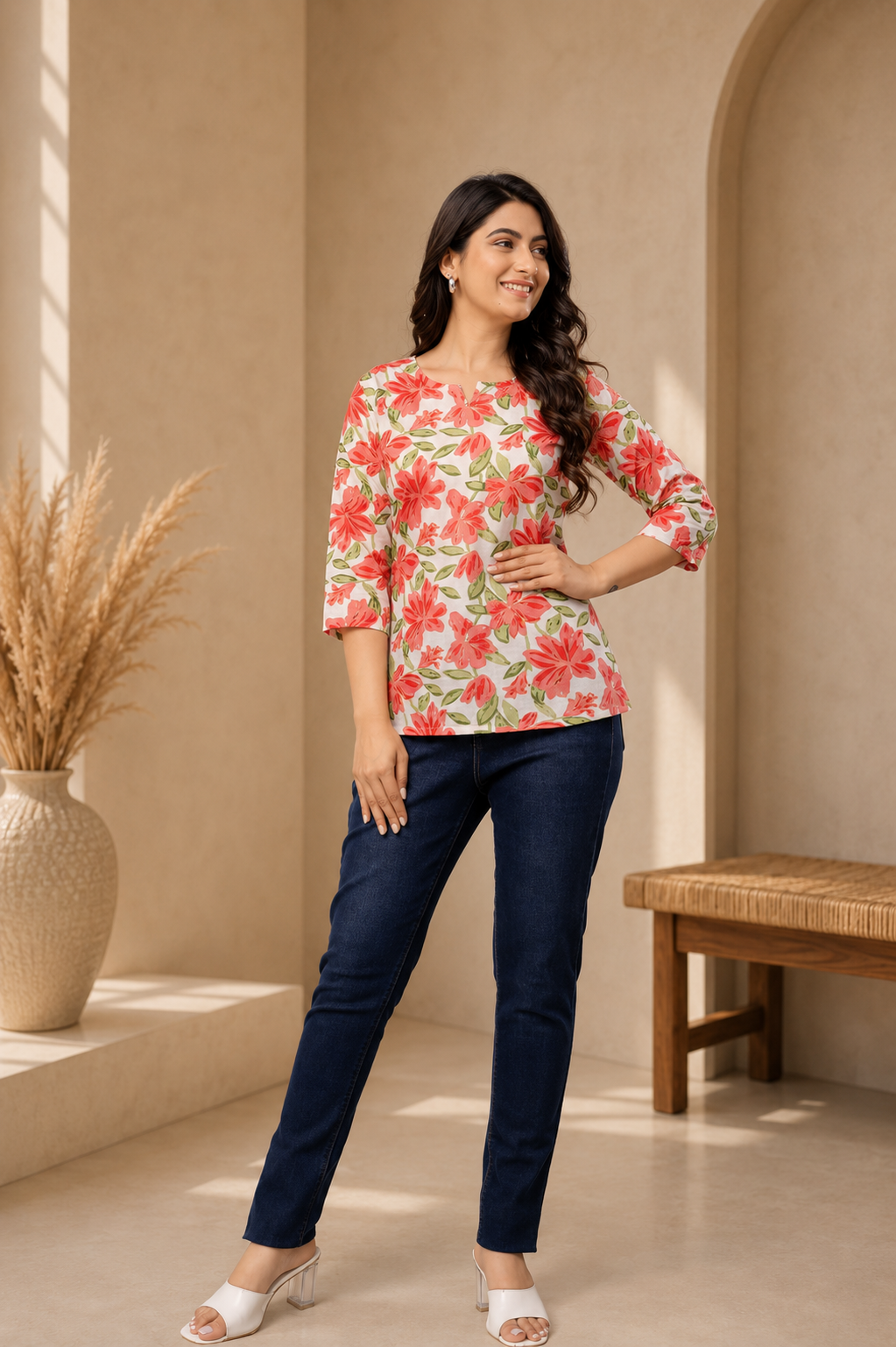 Fresh Floral Print-014
