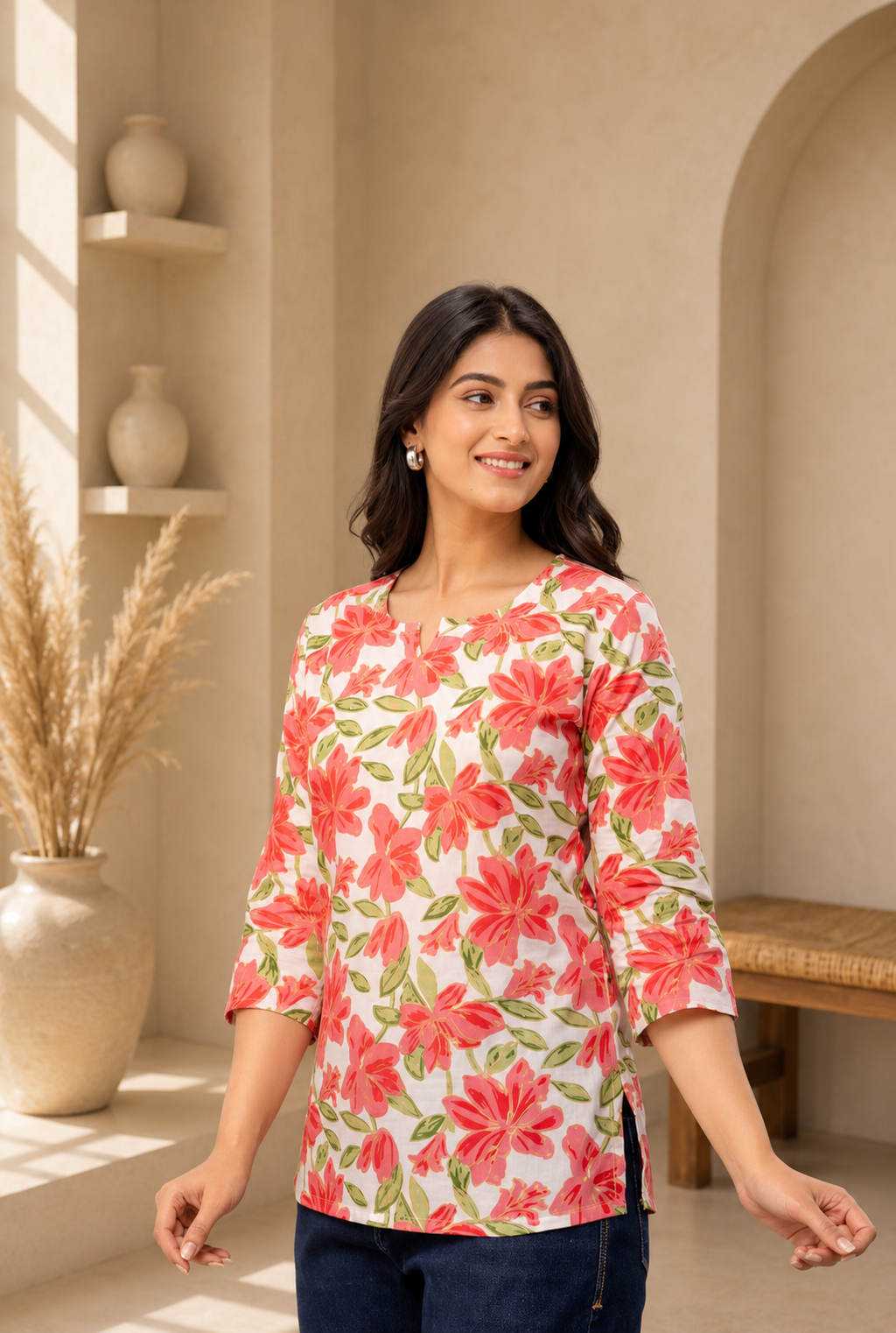 Fresh Floral Print-014