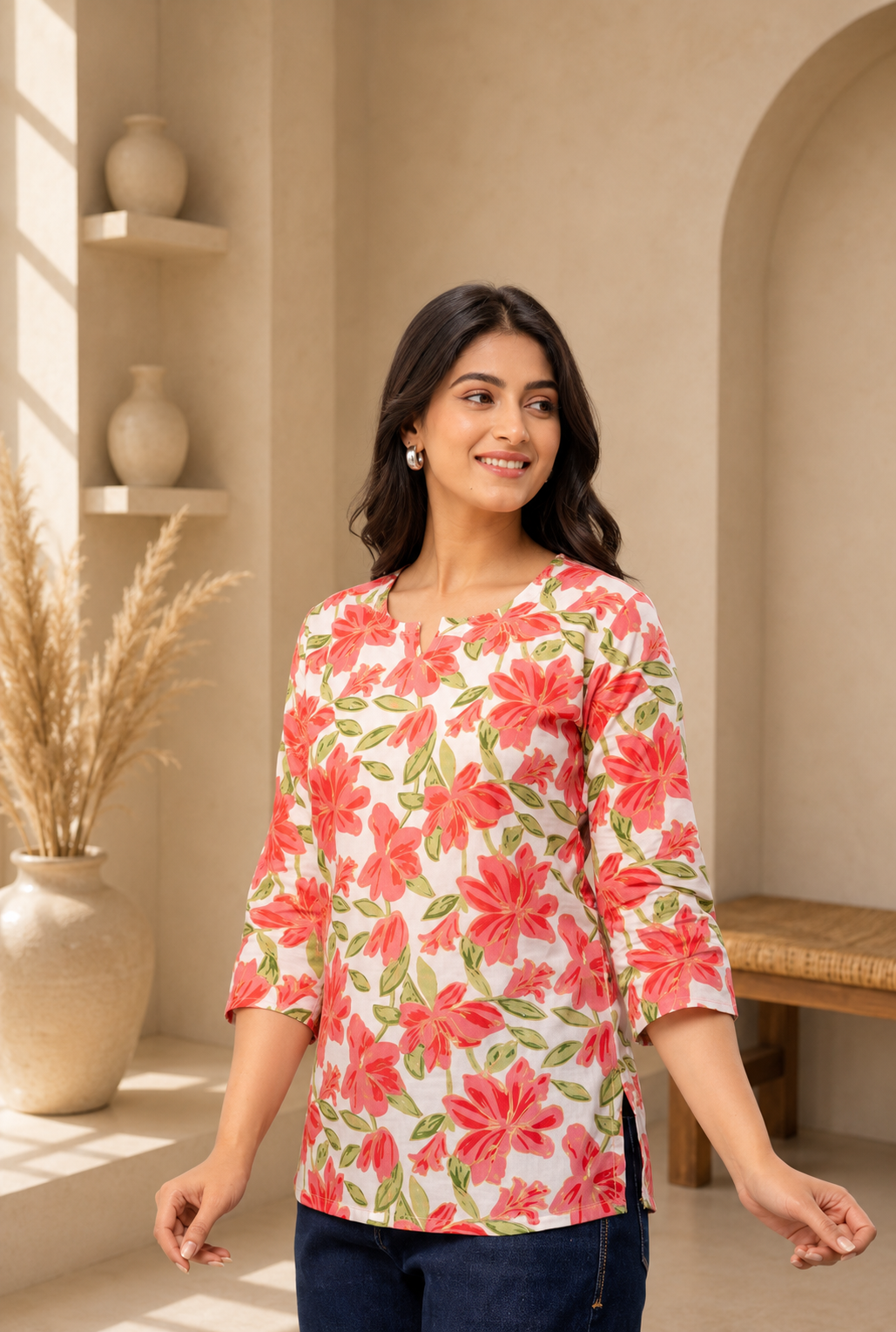 Fresh Floral Print-014