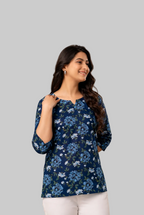 Blue printed Kurti