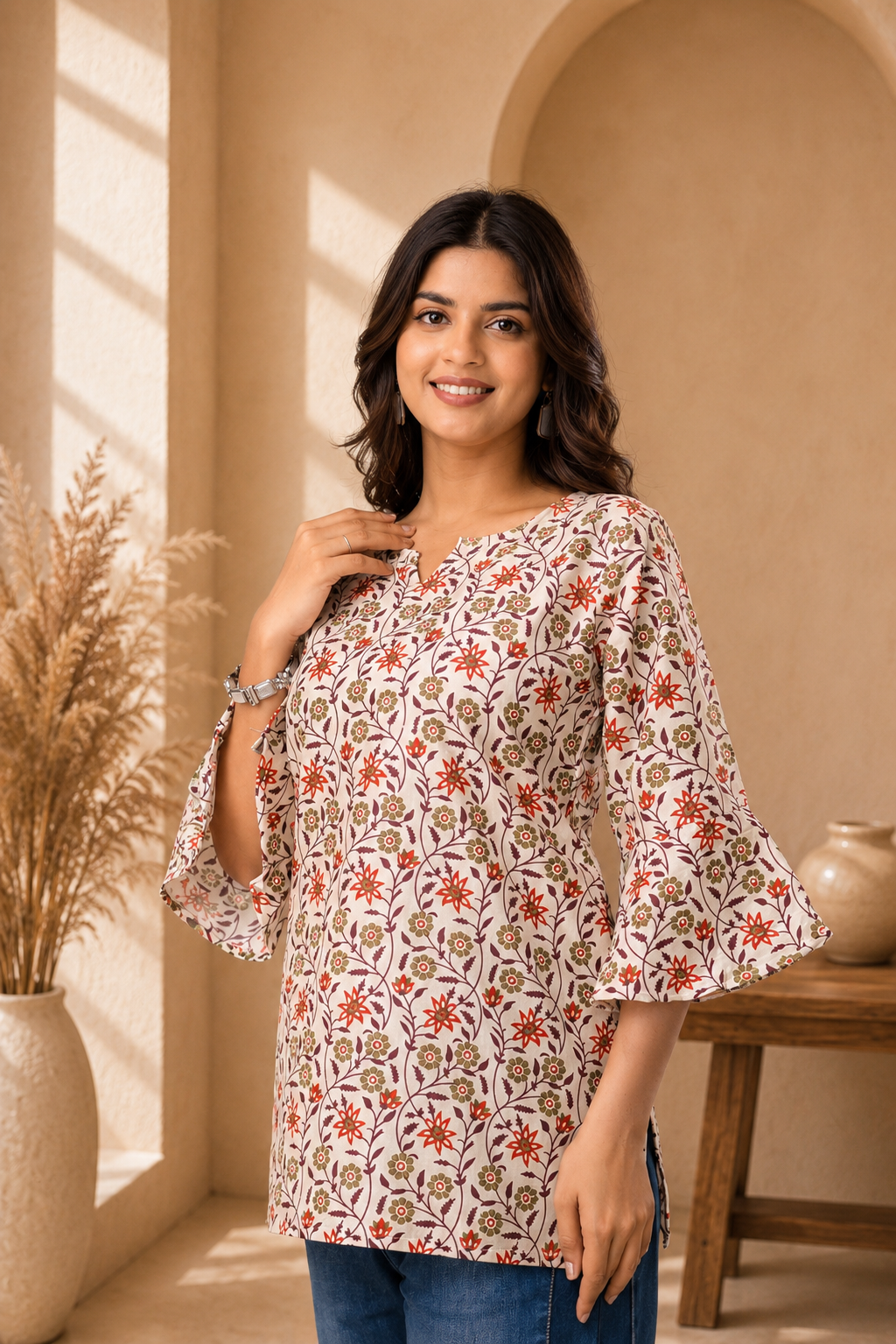 White Floral -010