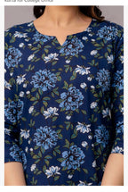 Blue printed Kurti