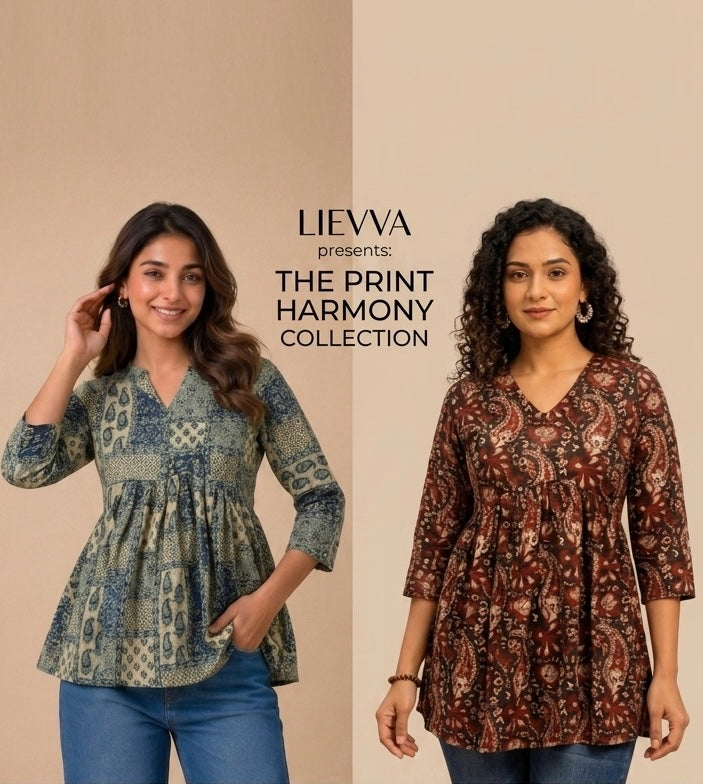 A RED & GREEN KURTI COMBO